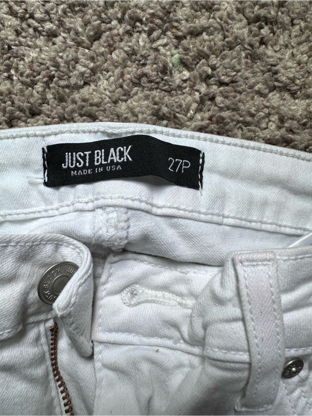 Just Black White Denim Jeans women’s